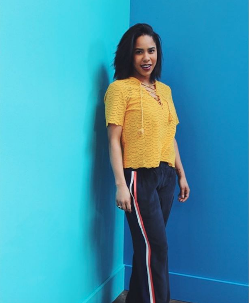 Suncoo Eyelet Tee $165 Ecru Silk Track Pants $288