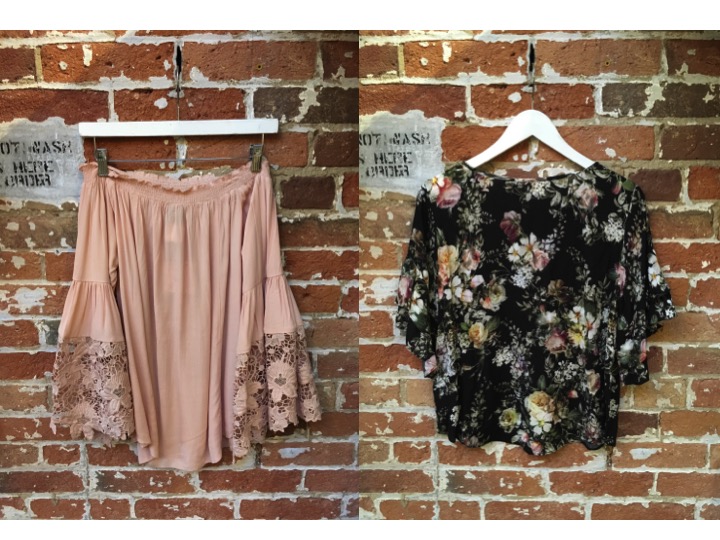Muche et Muchette Off The Shoulder Top $128 Velvet Vintage Floral Blouse $215