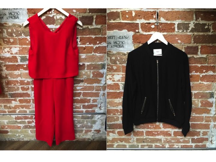 Just Female Jumpsuit $178 Just Female Bomber Jacket $168