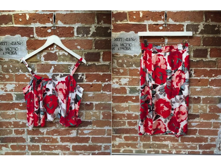 Cupcakes & Cashmere Crop Top $128 Cupcakes & Cashmere Skirt $158 **We're obsessed with this set, but it also comes in a sultry maxi dress 