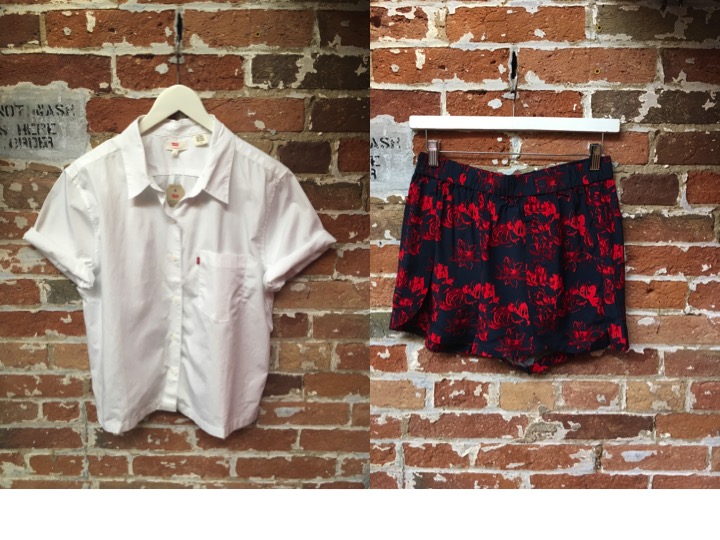 Levi's Classic Button Up $70 Just Female Printed Shorts $98