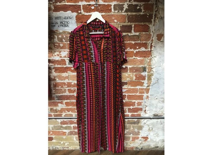 Maison Scotch Long Printed Dress $160 - we add this bad boy in even though there's one left - it sold quick, can you be quicker?