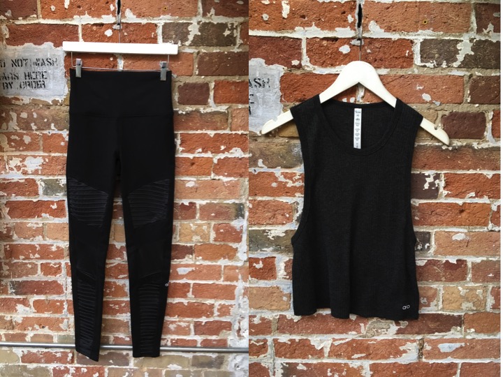 Alo Moto Leggings $175 Alo Air Tank $74
