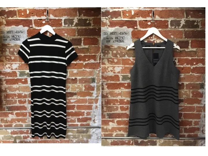 KePress Stripe Midi Dress $90 KePress Sleeveless Stripe Dress $115 Which stripe do you prefer?