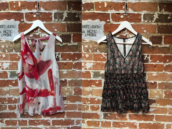 Iris Ruffle Watercolour Blouse $225 FoxieDox Layered Floral Top $169