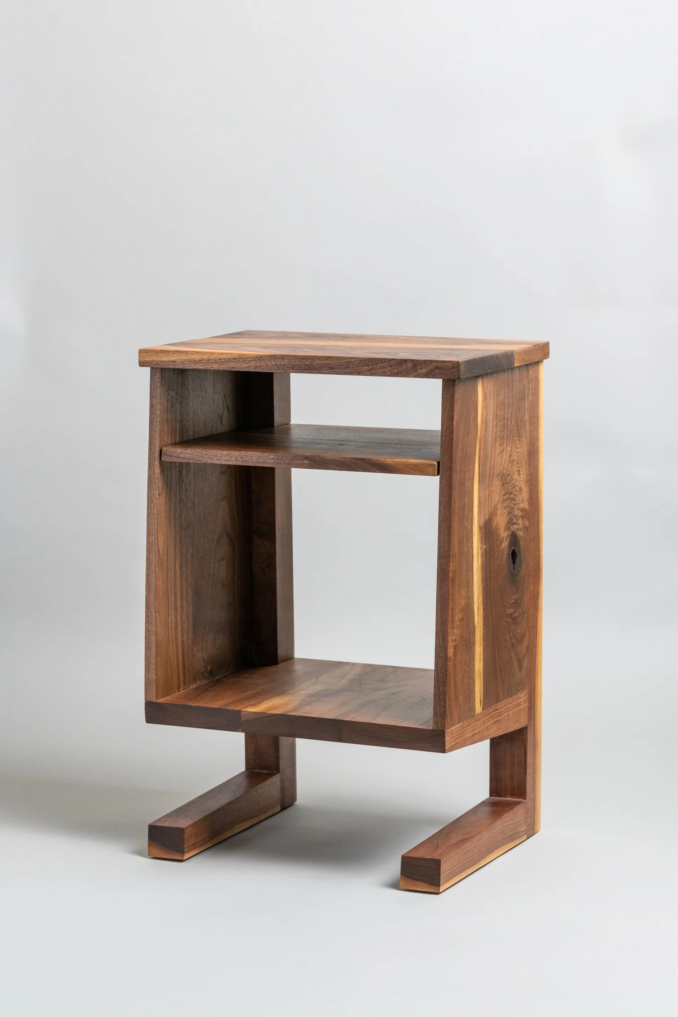 CANTILEVERED SIDE TABLE — CAL BINGHAM