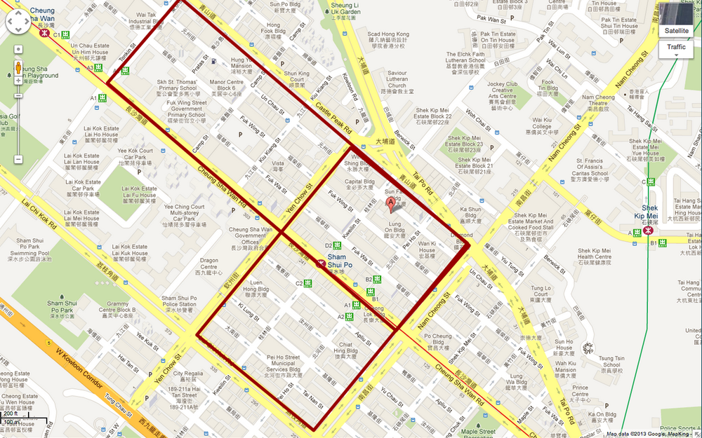 Map of the L-Corridor