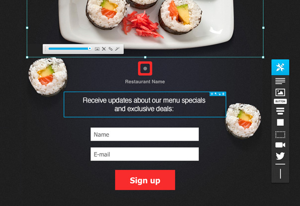 Getresponse's Landing Page Creator is useful, but to get the fully-featured version of it you need to be on one of the more expensive plans.