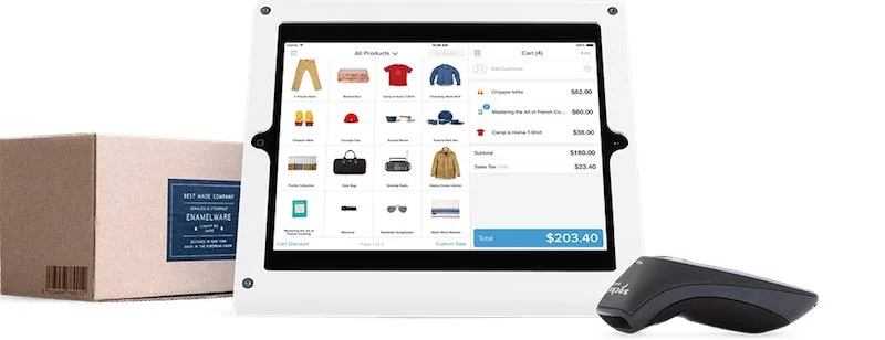 Shopify's Point of Sale kit, for selling your wares in a 'real' shop