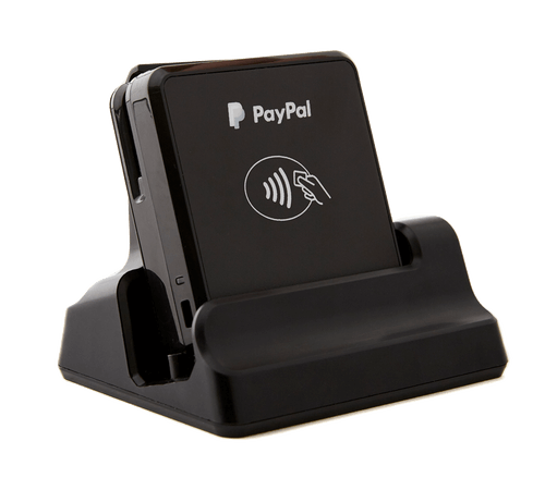 Ecwid’s chip and tap card reader for POS applications.
