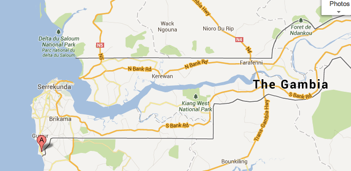 Kartong lies near the southern Gambian border to surrounding Senegal