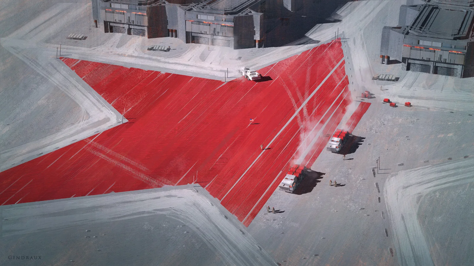Art by Nick Gindraux. See more awesome paintings at his website .