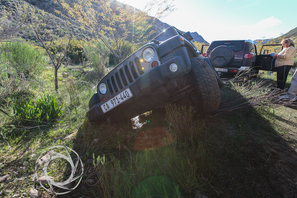 Front view of Jeep