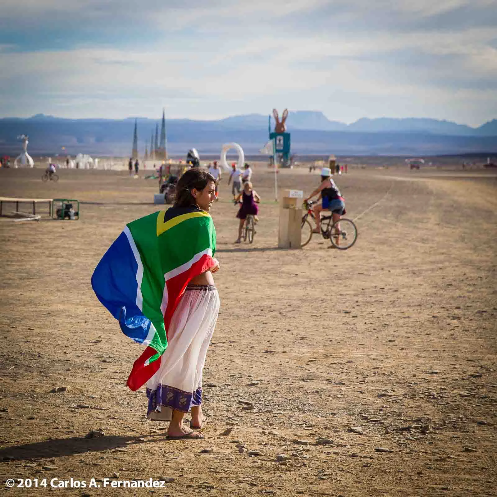 Daytime on the Playa at 2014 Afrikaburn - 123/365