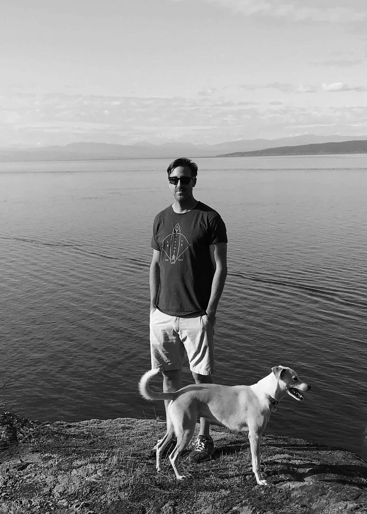 Vancouver commercial, lifestyle, portrait and hospitality photographer and director Steven Errico enjoying the outdoors with his dog Cedar.