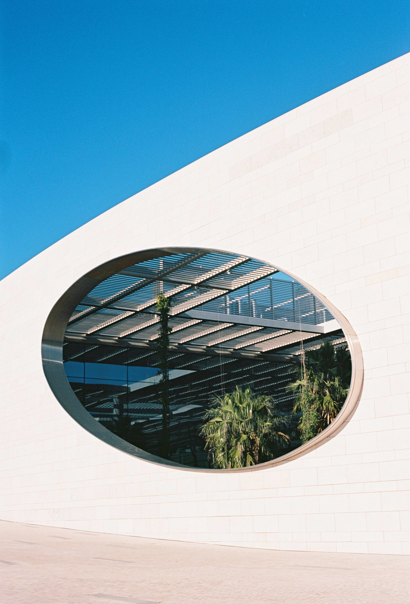 2016 Lisbon Architecture. Kodak Portra 400 35mm Film. Champalimaud Centre for the Unknown