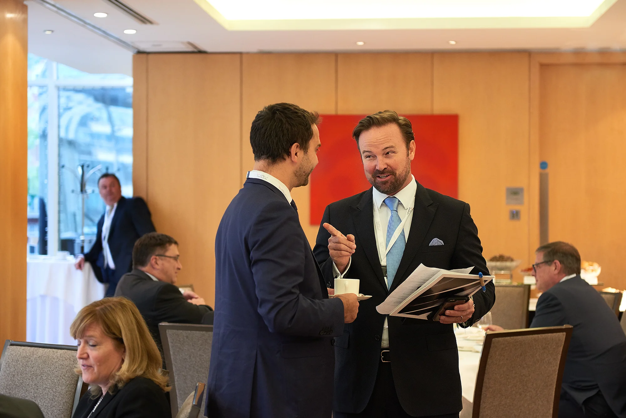 Matthew Cochran at Defense Contractors Event in London