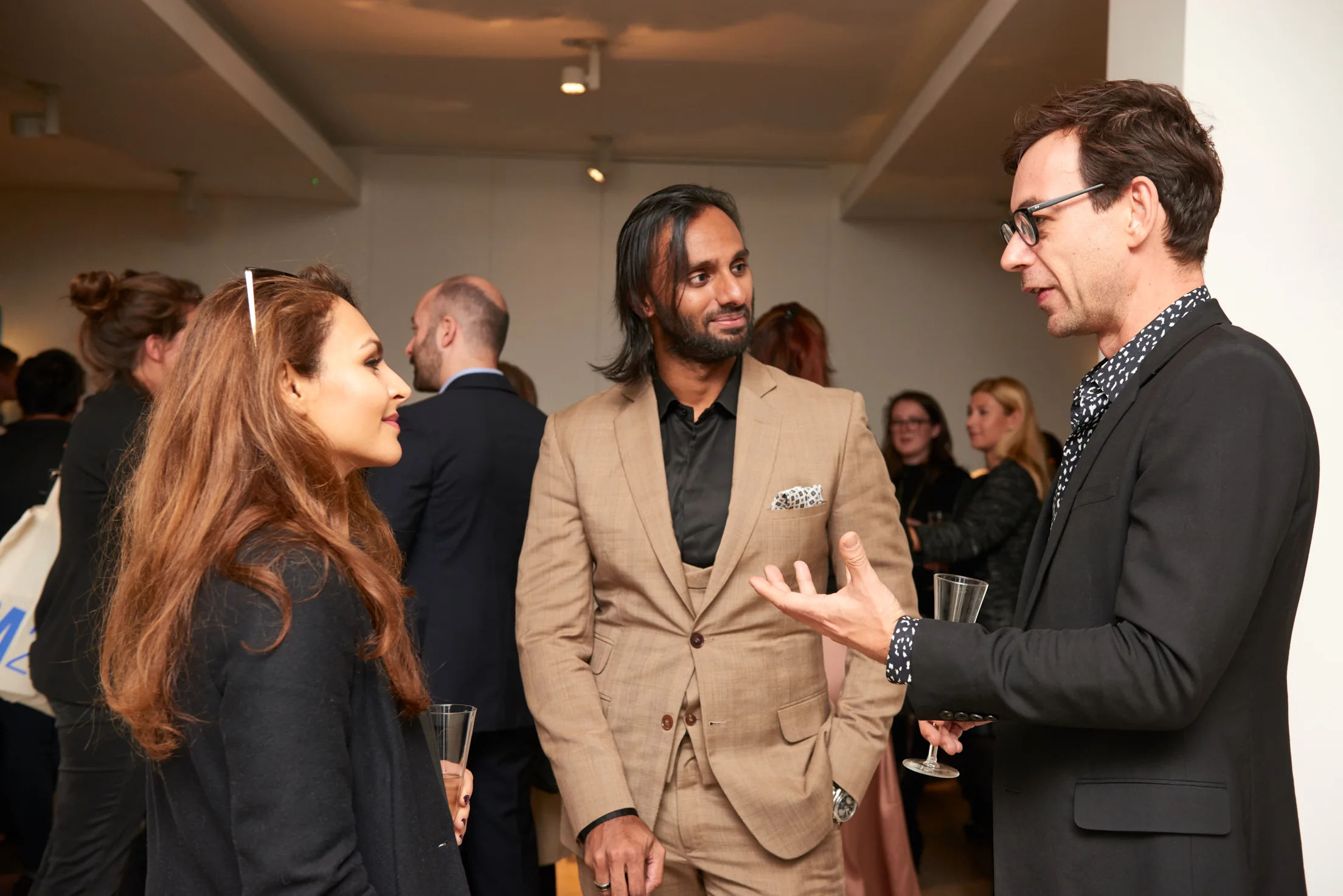Ian Stallard at David Gill Event for Fredrikson Stallard Exhibition