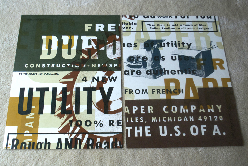 FPC Dur-o-tone posters.