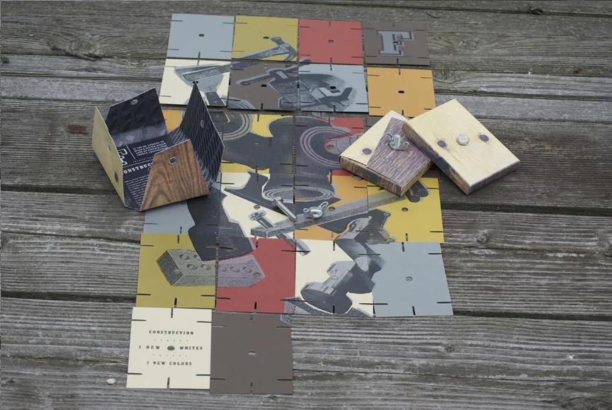 I never really understood this one. The cards are slotted and can be card-housed into a 3-D structure. Perhaps one of the very few over-reaches.