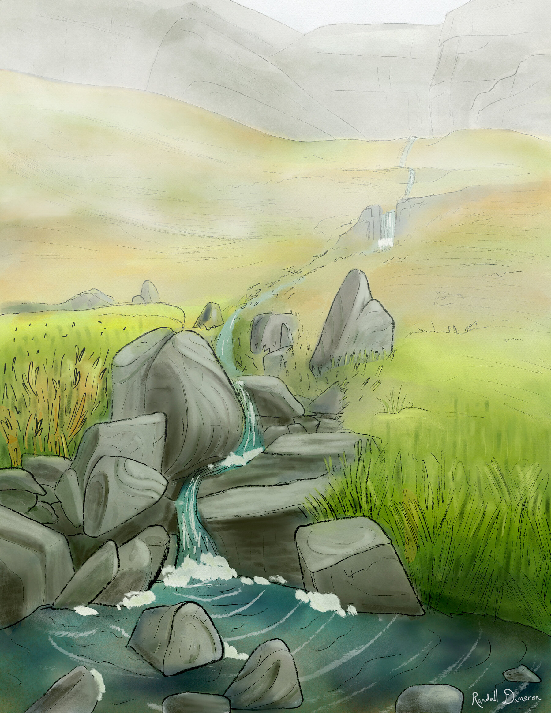 Photo study inspired by the Cartoon Saloon style.