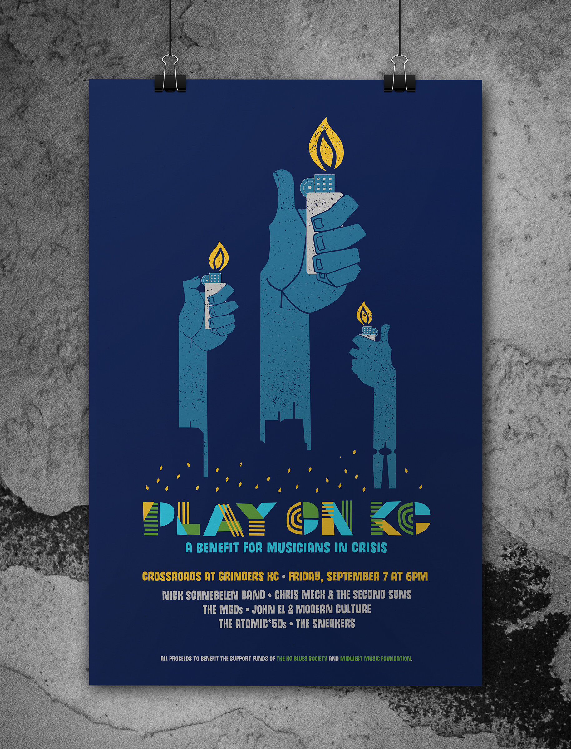 Play On KC - A benefit for Musicians in Crisis - Poster