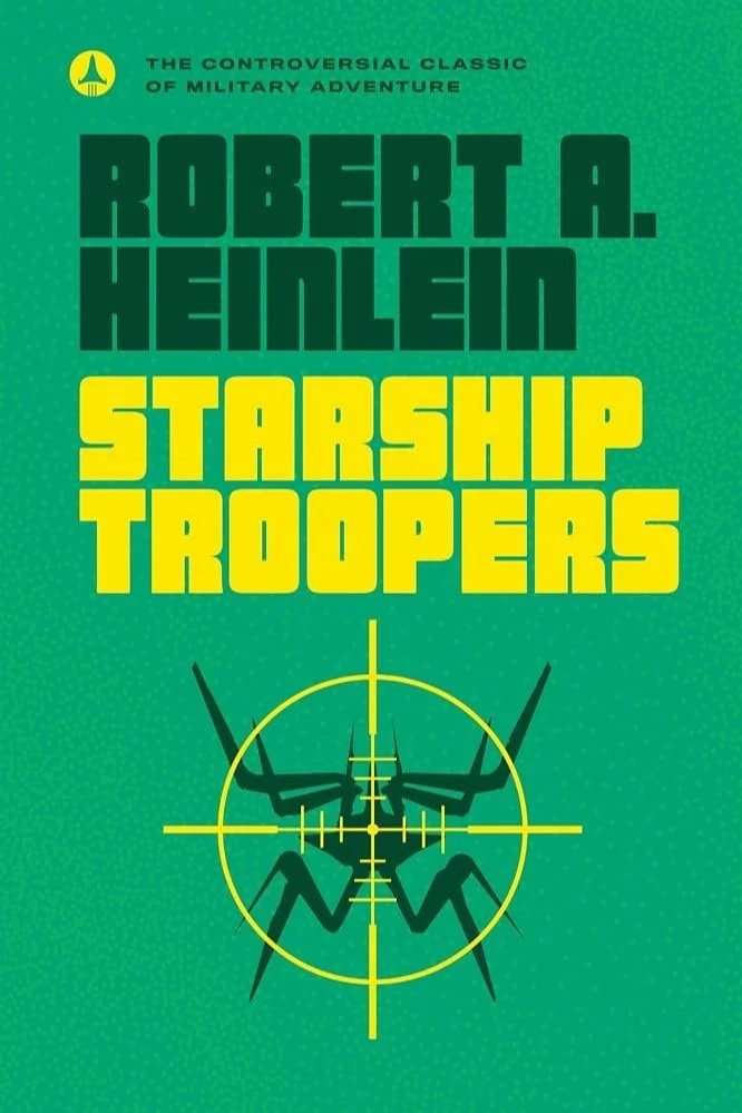 Book cover of Starship Troopers by Robert A. Heinlein