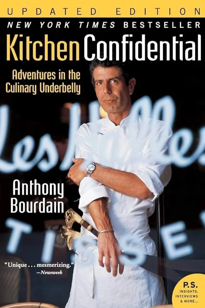 Book cover of Kitchen Confidential by Anthony Bourdain
