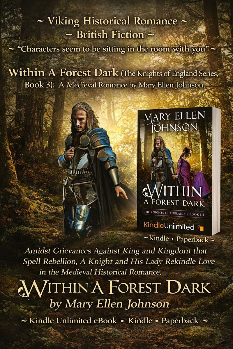 ➡ Paperback &amp; Kindle Unlimited eBOOK ➡  Within A Forest Dark (The Knights of England Series, Book 3): A Medieval Romance by Mary Ellen Johnson
