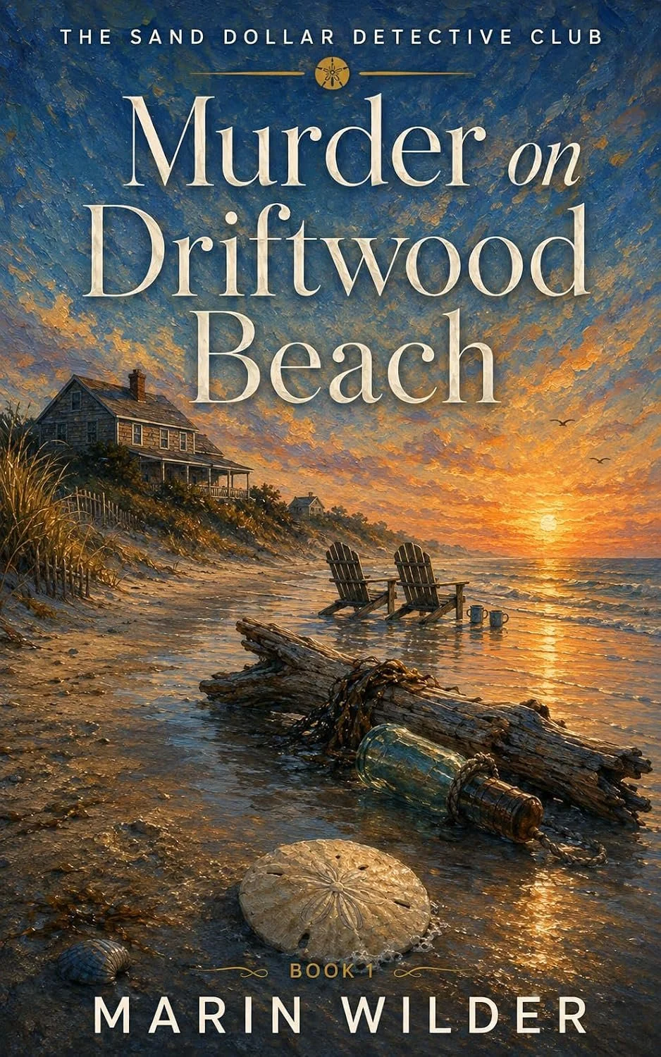 Featured 99¢ Kindle eBook Deal ➣ Murder on Driftwood Beach: A Small-Town Coastal Mystery (The Sand Dollar Detective Club Book 1)  by Marin Wilder ➣ "Solid and captivating"