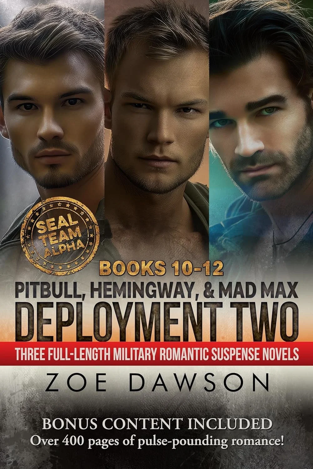 Featured Book on ContentMo • SEAL Team Alpha: Deployment Two: Pitbull - Hemingway - Mad Max by Zoe Dawson •   