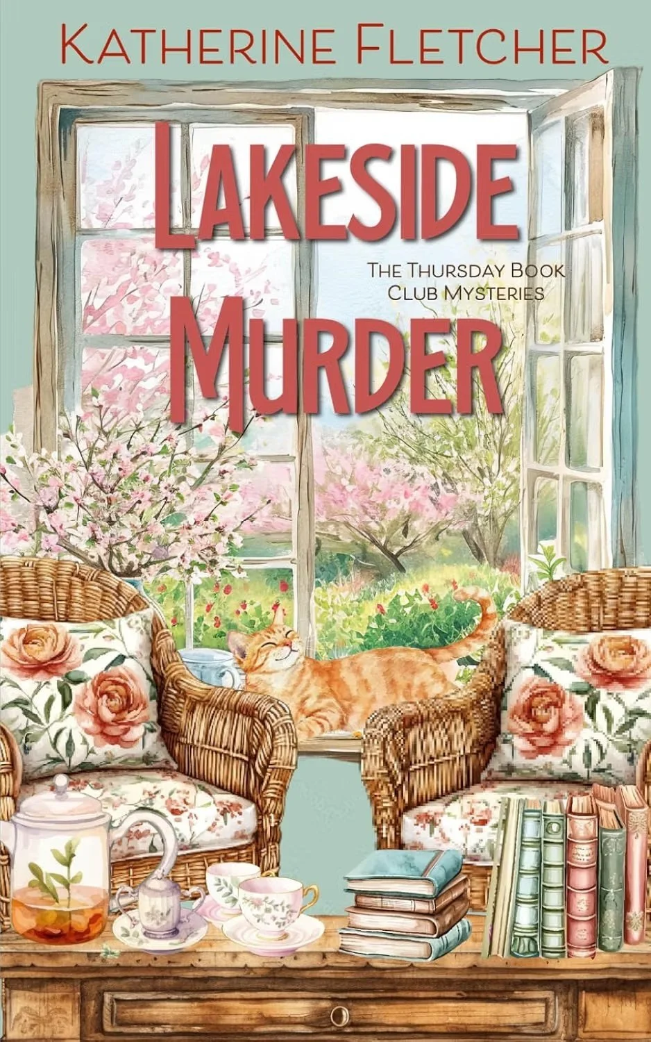 Featured Book on ContentMo • Cozy Mystery Bestseller • Lakeside Murder by Katherine Fletcher   ⭐⭐⭐⭐⭐"A fun cozy read!"
