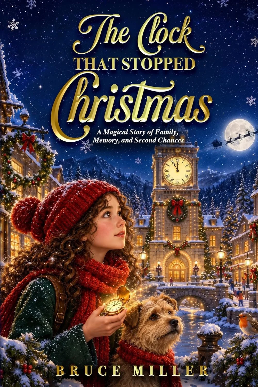 ➡ FREE KINDLE BOOK 👀📚  ➡ The Clock That Stopped Christmas: A Magical Story of Family, Memory, and Second Chances by Bruce Miller 👀📚  