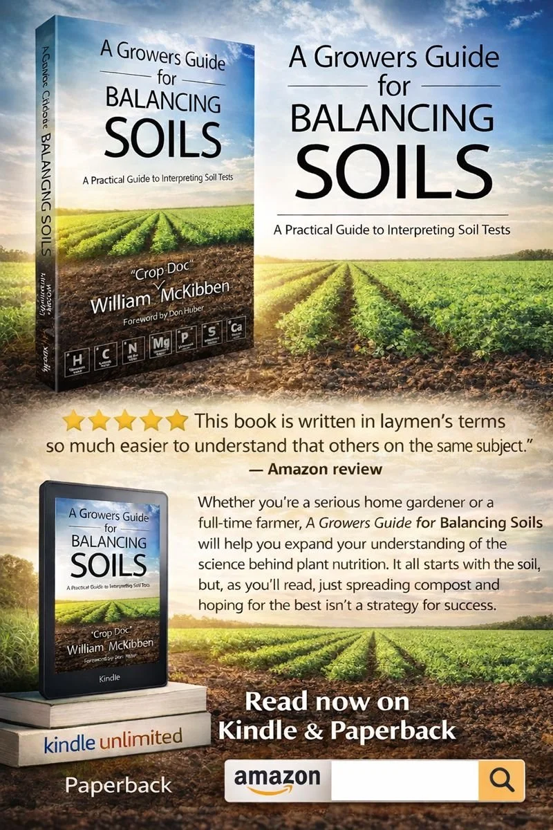 ➡ Kindle Unlimited eBOOK ➡ A Growers Guide for Balancing Soils: A Practical Guide to Interpreting Soil Tests 🌱🌳🌿by William McKibben 🌿"I would highly recommend this book"