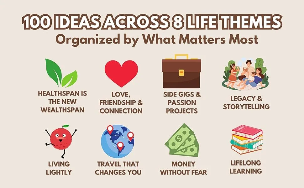 ➡ Paperback &amp; Kindle Unlimited eBOOK ➡   The Retirement Bucket List. More Than Just Fun. 100 Ways to Build Strength, Confidence, Connection &amp; Clarity After Work by Eli Granton • "Great Book"
