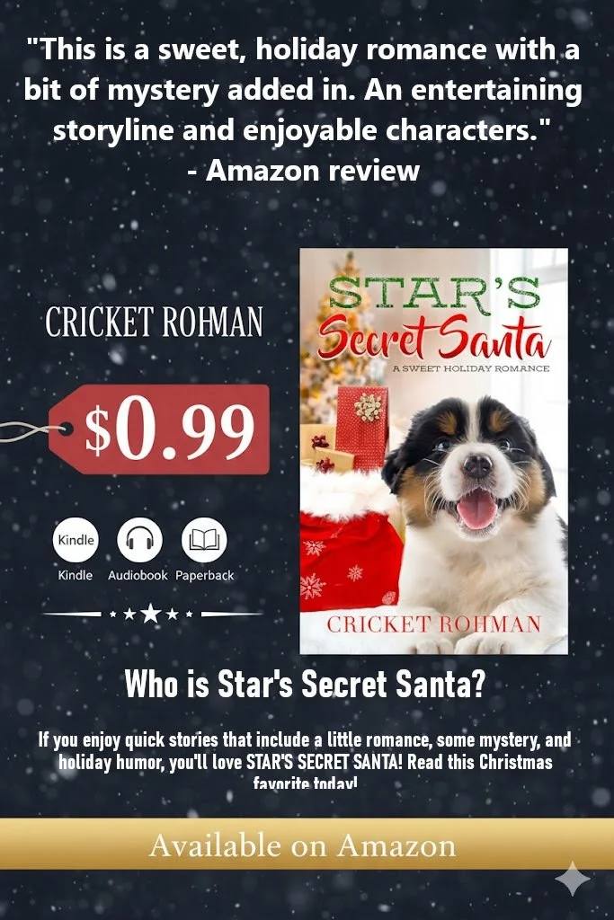 ➣ Featured 99¢ Kindle eBook Deal ➣  Who is Star's Secret Santa? Star's Secret Santa by Cricket Rohman
