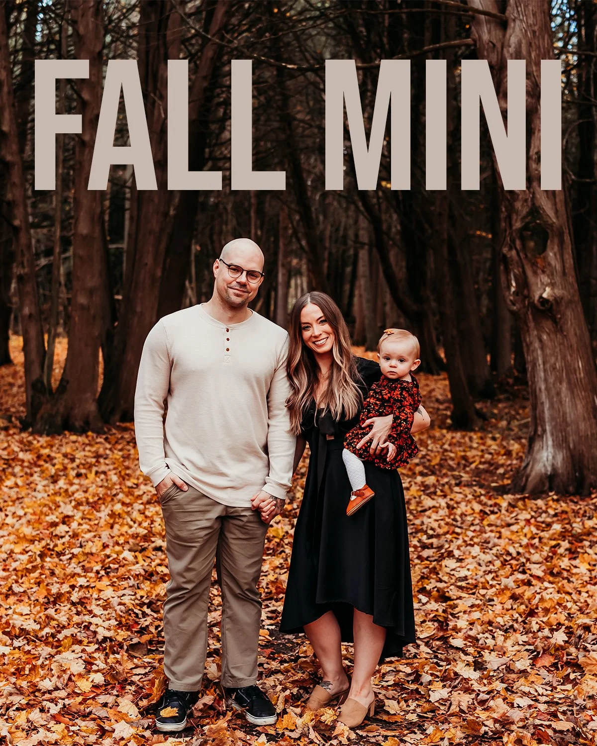 🍂 NEW FALL MINI DATE JUST RELEASED! 🍂

✨ The forest will be glowing, the light will be dreamy, and spots will go quickly&mdash;so please book early and ensure you&rsquo;re available for both the session and the rain date.

📍 Location: Torbolton Fo