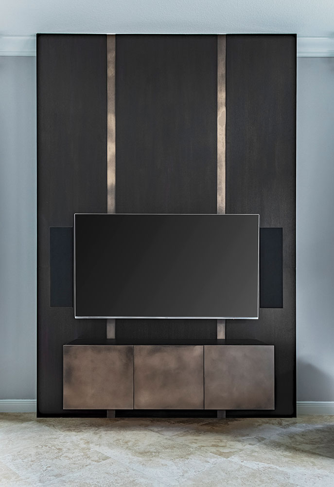 Bronze Pseudo Smooth Black Florentine