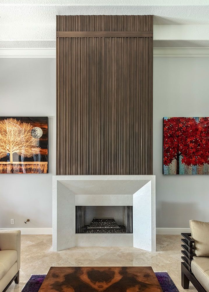 Bronze Pseudo Smooth Black Florentine - Custom 3D Profile