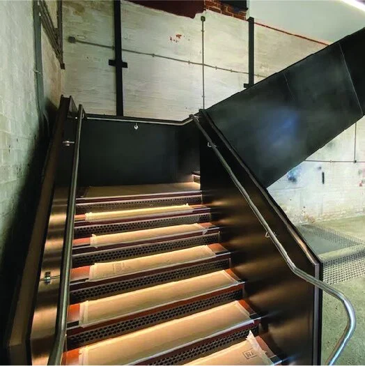 Hot Rolled Steel balustrade for SBA Midland WA project 