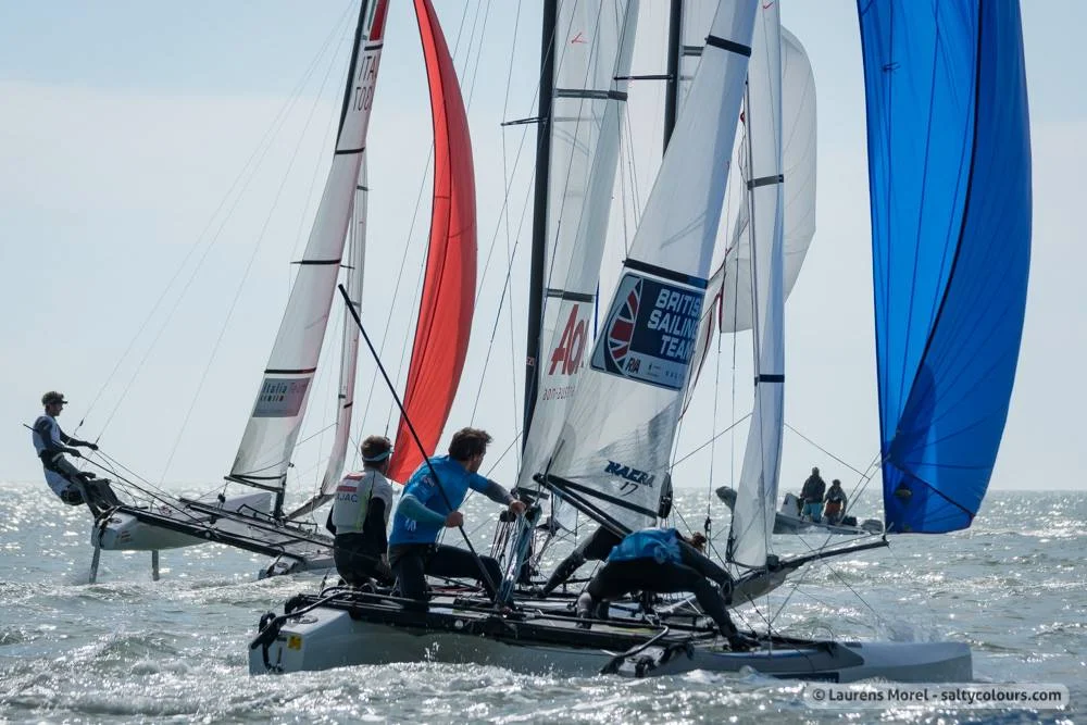 Medal racing with the worlds best.