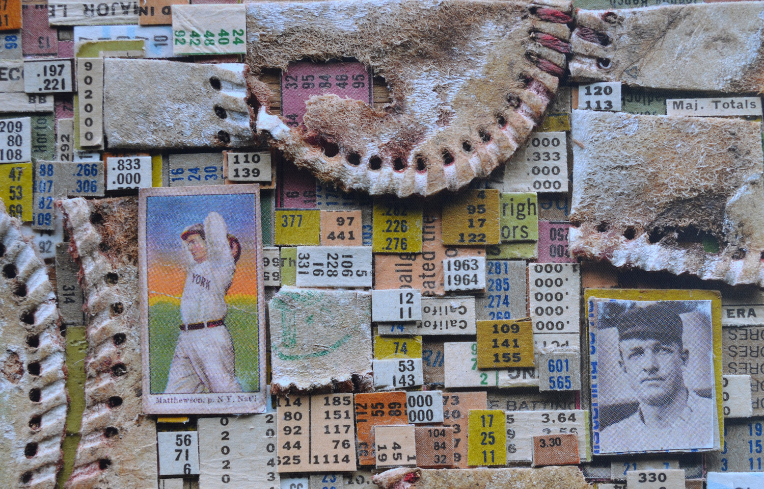 snippet of Christy Mathewson collage, William Chickillo