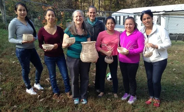 In the Southwood Basket-Weaving Group, women learn how to weave baskets as well as learn life lessons from the process of weaving.