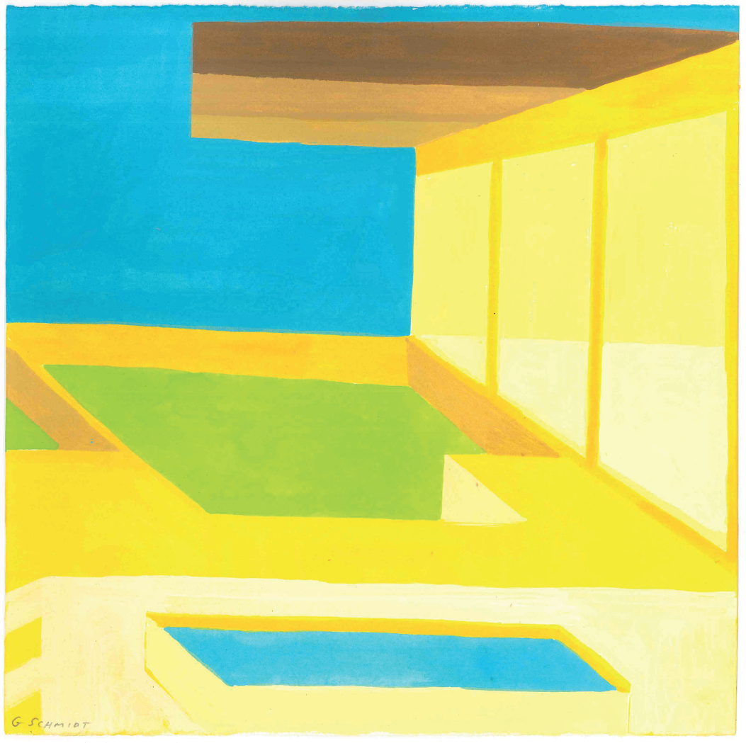 living in the building