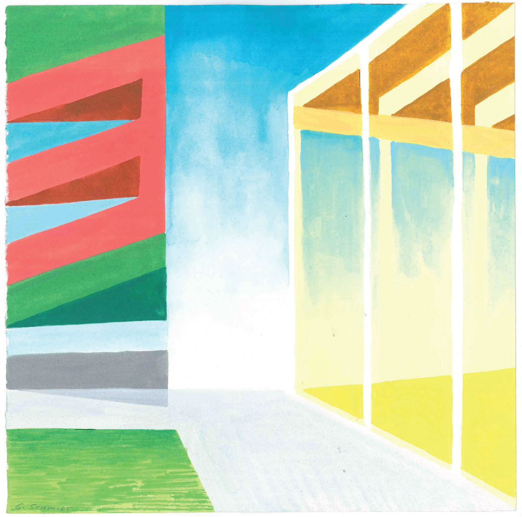 right next to the new thing