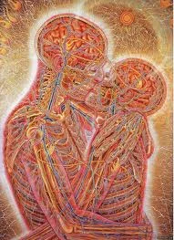 Alex Grey's depiction of a kiss.&nbsp;