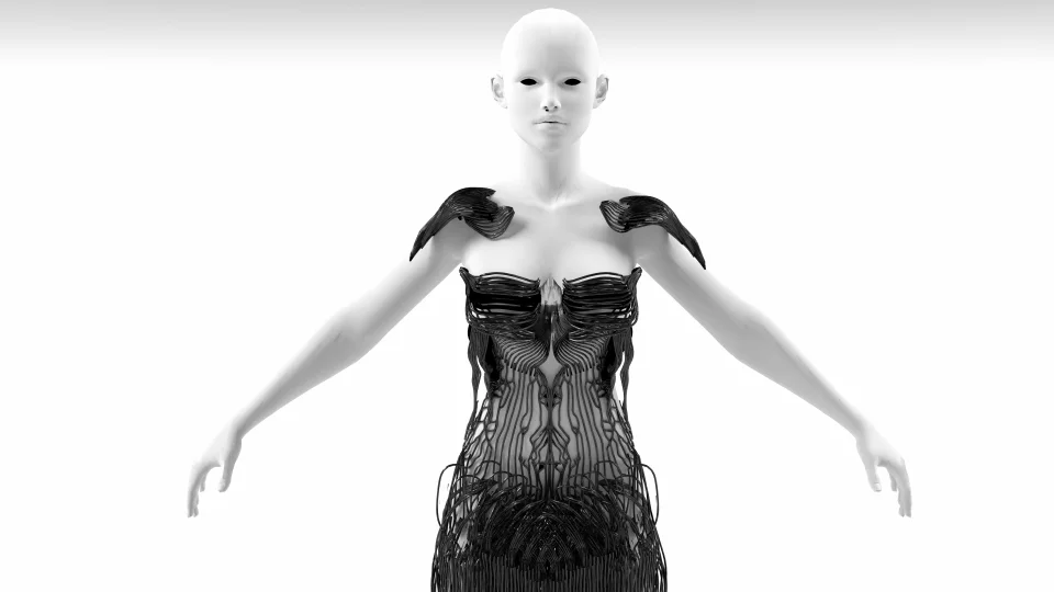 A design from Francis Bitoni's 3_D design workshop at Pratt Institute.&nbsp;