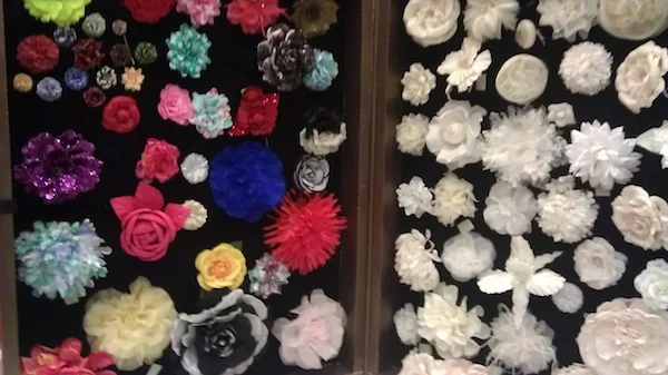Fabric flower trunk by M &amp; S Schmalberg