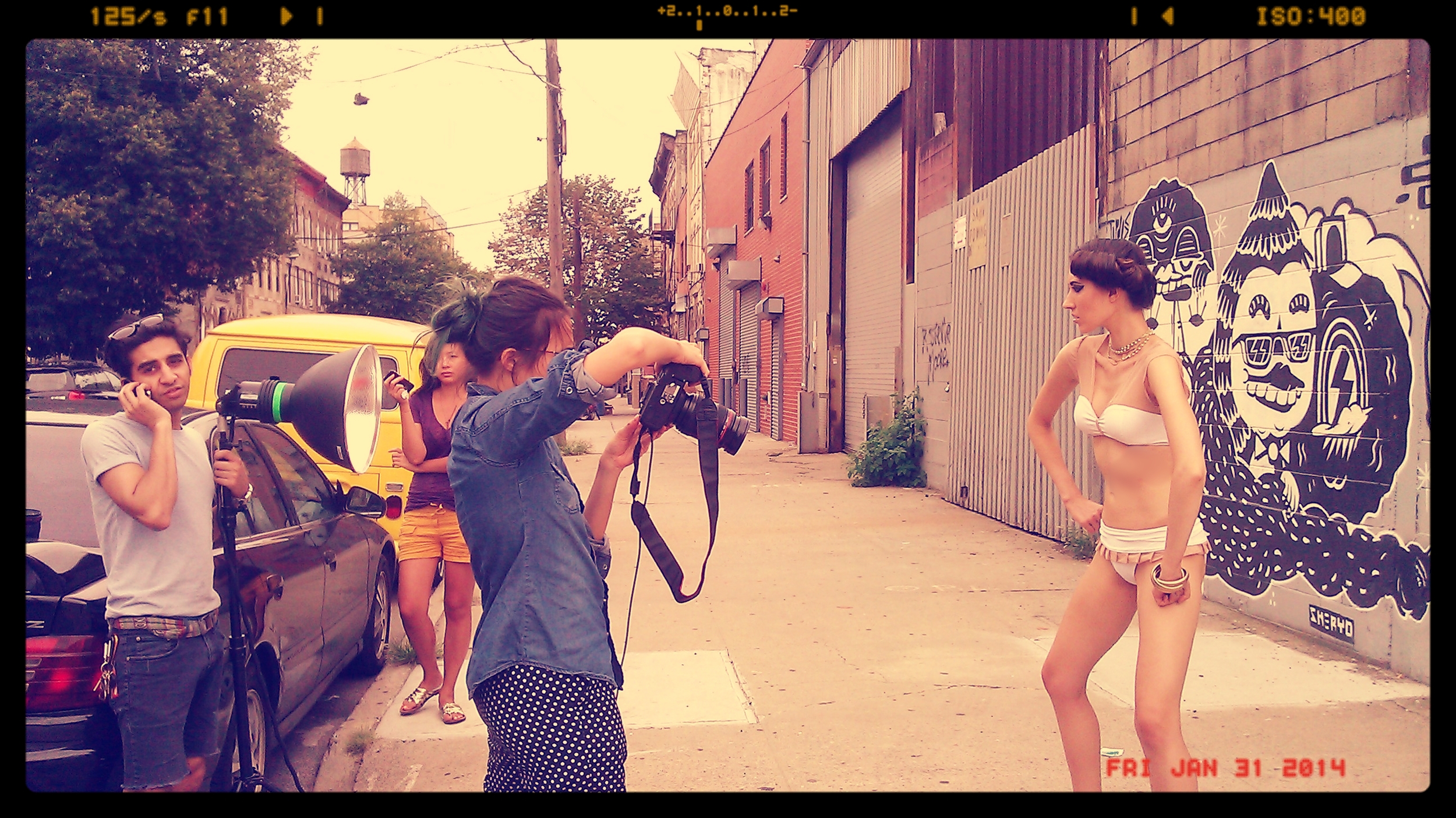 A mural off of Bushwick ave in Brooklyn