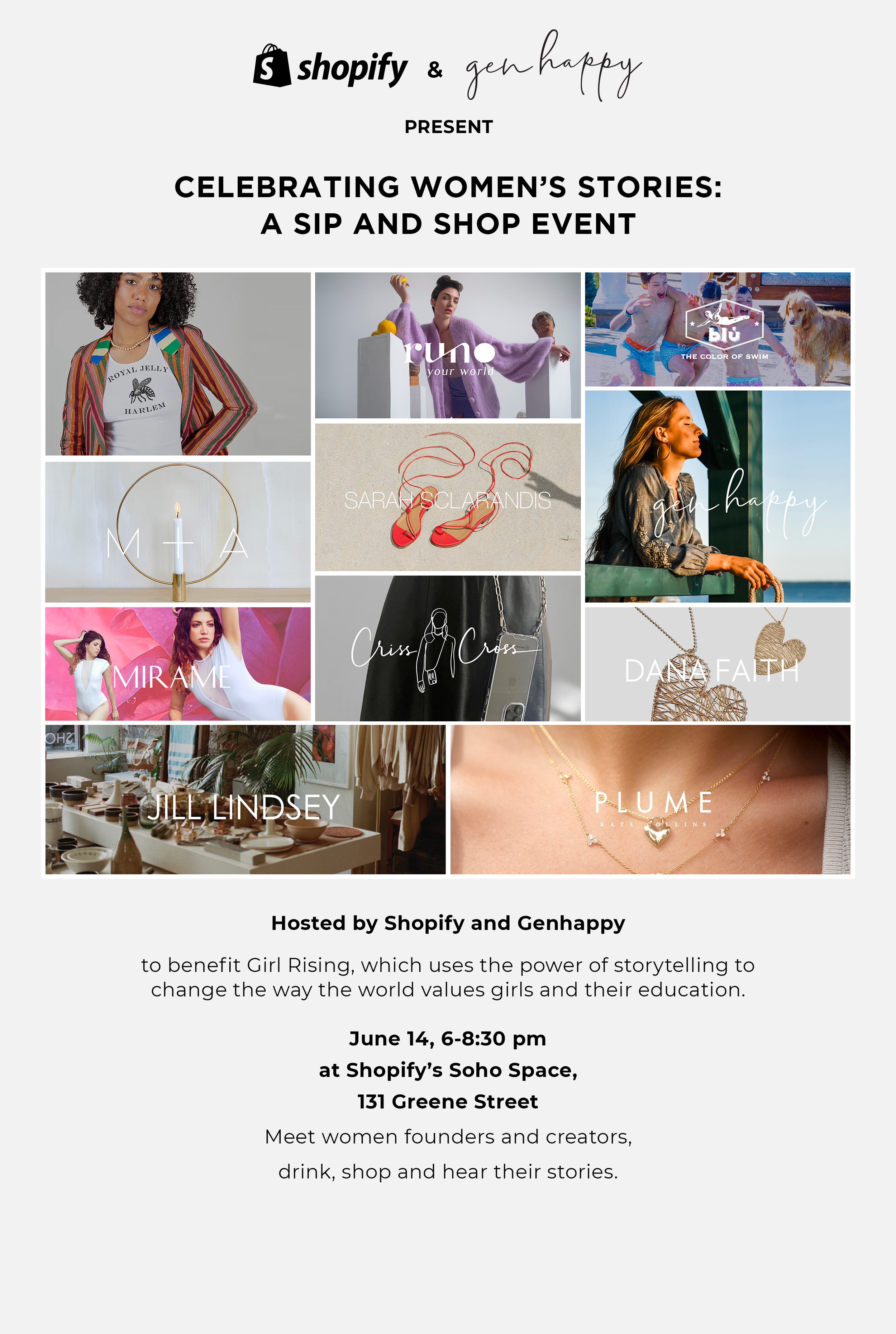 Sip &amp; Shop at Shopify Soho Space